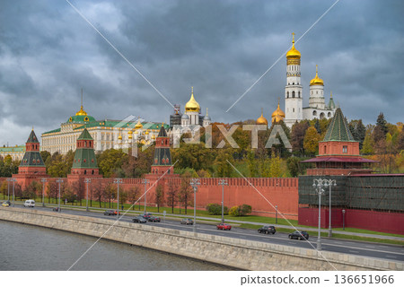 Red Square and the Kremlin in Moscow. Red Square and the Kremlin in Moscow. 136651966