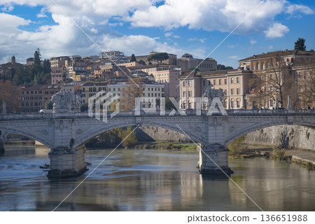 Ponte Sant'Angelo in Rome Ponte Sant'Angelo in Rome 136651988