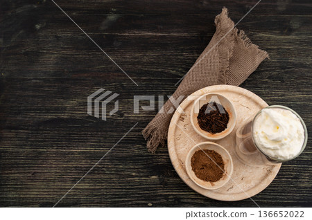 Healthy Japanese Hojicha Latte with Toasty Roasted Aroma Healthy Japanese Hojicha Latte with Toasty Roasted Aroma 136652022