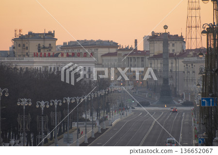 Morning in Minsk, Belarus Morning in Minsk, Belarus 136652067