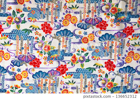 Traditional Okinawan Bingata Yoko 136652312