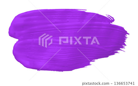 purple brush isolated on transparent background purple brush watercolor 136653741