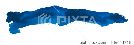 blue brush isolated on transparent background blue watercolor blue brush isolated on transparent background blue watercolor 136653746