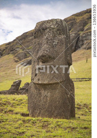 Statues on Easter Island 136653936