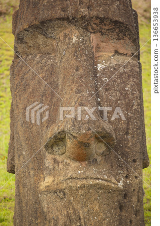 Statues on Easter Island Statues on Easter Island 136653938