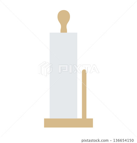 Kitchen Tools: Kitchen paper and paper holder Kitchen Tools: Kitchen paper and paper holder 136654150