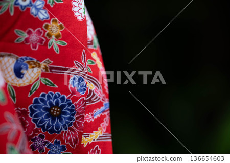 Colorful Ryukyu Bingata 136654603