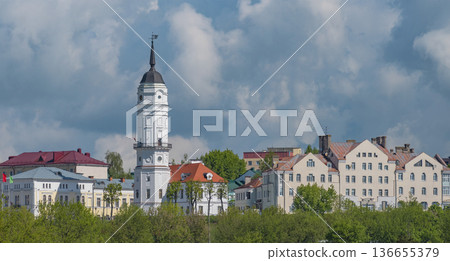 historical center of the city of Mogilev. Belarus 136655379