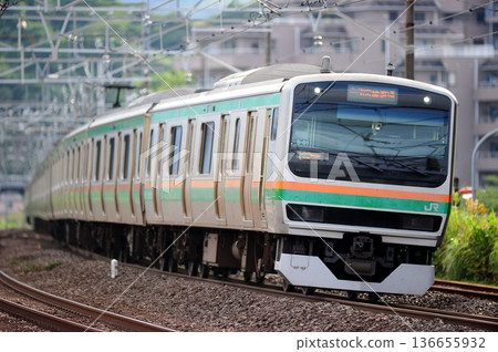 東海道幹線真鶴 JR 東日本 E231 系列 1000 系列 S-01 編組（國府） 136655932