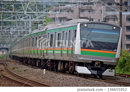 東海道本線萬祖JR東E233系列3000系列U220編隊（小山） 136655952