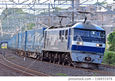 東海道幹線真鶴 JR 貨運 EF210-145(吹田) 東海道幹線真鶴 JR 貨運 EF210-145(吹田) 136655978