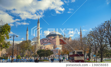 The Great Mosque of Hagia Sophia in Istanbul 136656083