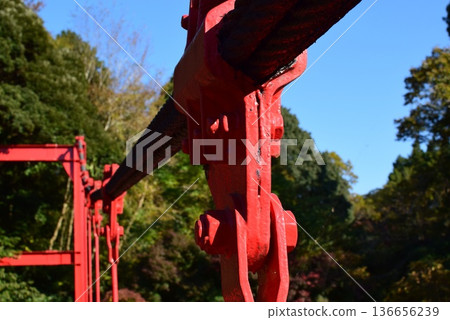 Izumi Bridge in Izumi Natural Park Izumi Bridge in Izumi Natural Park 136656239