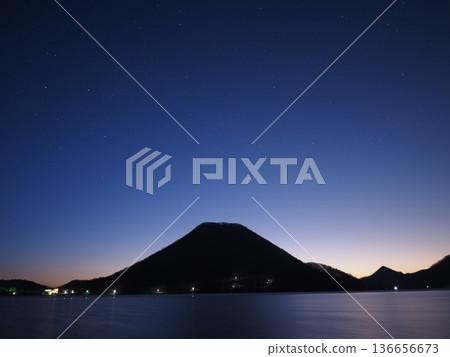 黎明時的榛名富士山和天鷹座(20260212053833) 黎明時的榛名富士山和天鷹座(20260212053833) 136656673