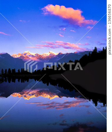 Evening scenery of Matheson Lake Evening scenery of Matheson Lake 136656870