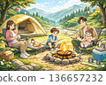 Camping family 136657232