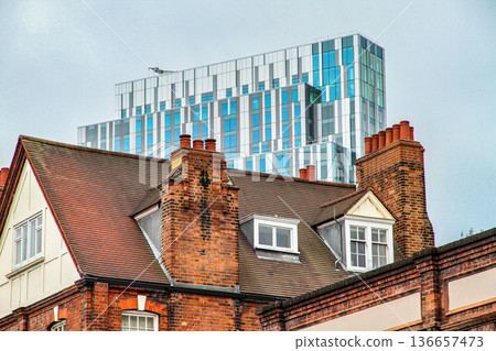 Modern buildings in the city of London, United Kingdom Modern buildings in the city of London, United Kingdom 136657473