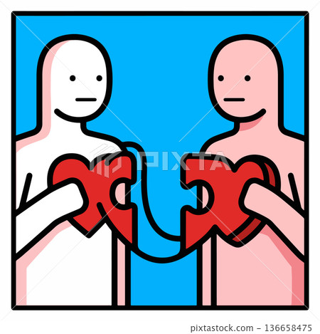 Connecting Hearts Puzzle Connecting Hearts Puzzle 136658475