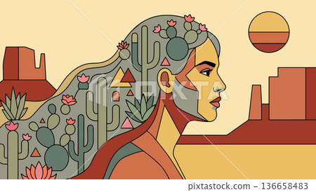 Desert Woman Desert Woman 136658483
