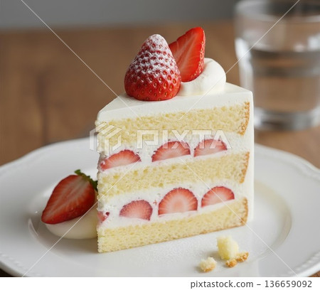 盛在盤子裡的酥餅 136659092