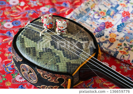 沖繩三線旅遊形象 沖繩三線旅遊形象 136659776