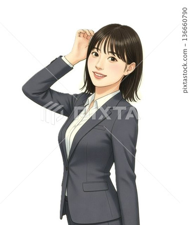 一個穿西裝的女人 一個穿西裝的女人 136660790