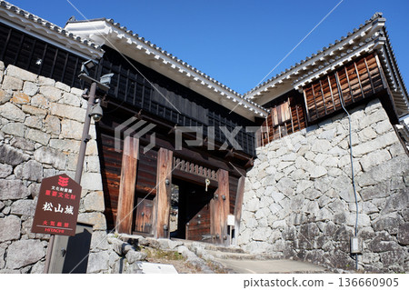 Ehime Prefecture Matsuyama Castle, Inui Gate Ehime Prefecture Matsuyama Castle, Inui Gate 136660905