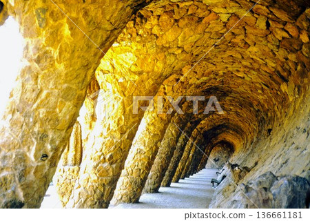 Park Guell in Barcelona, Spain Park Guell in Barcelona, Spain 136661181