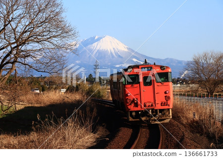 Mount Oyama and the Sakai Line Mount Oyama and the Sakai Line 136661733