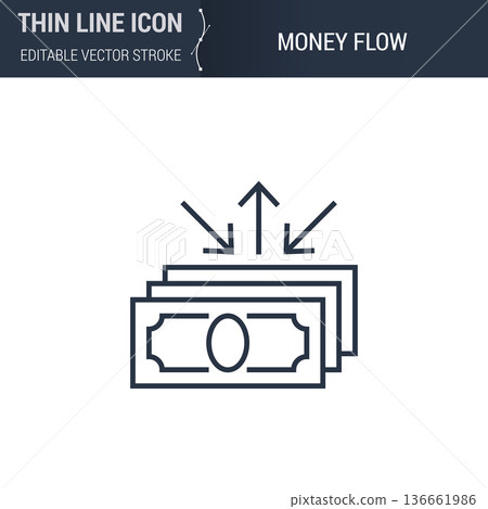 Money Flow Icon 136661986
