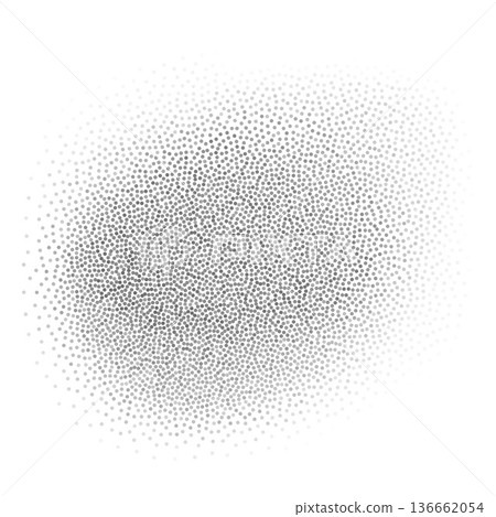Gray stipple circle blob blurred gradient noise gradation, abstract gritty dotted spray paint spot vector design element Gray stipple circle blob blurred gradient noise gradation, abstract gritty dotted spray paint spot vector design element 136662054