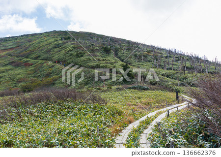 藏王山的秋天：地藏菩薩 136662376