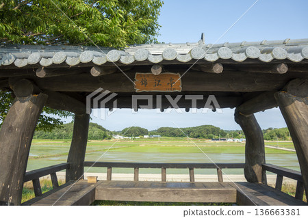 Bicycle path along the Geumgang River Bicycle path along the Geumgang River 136663381