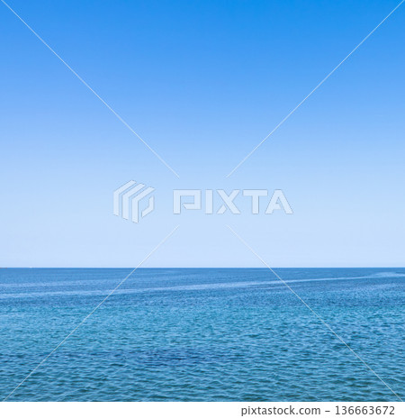 The Sea of Japan seen from the coast of Kasumi, Kami Town, Hyogo Prefecture in the San'in region in spring The Sea of Japan seen from the coast of Kasumi, Kami Town, Hyogo Prefecture in the San'in region in spring 136663672