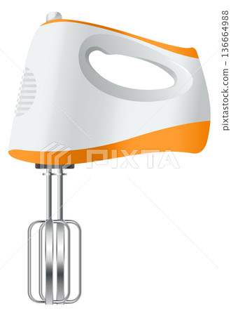 Mixer icon. Realistic kitchen appliance. Cooking device Mixer icon. Realistic kitchen appliance. Cooking device 136664988