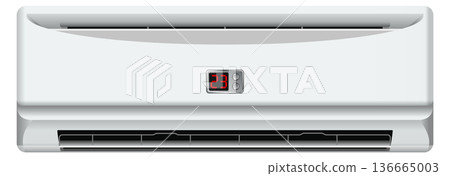 Air conditioner system. Plastic home ventilation device 136665003