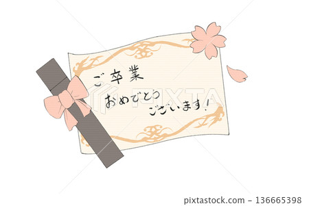 Graduation certificate 136665398