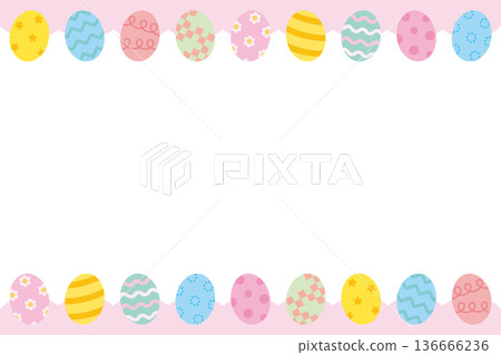 Easter cute frame 136666236