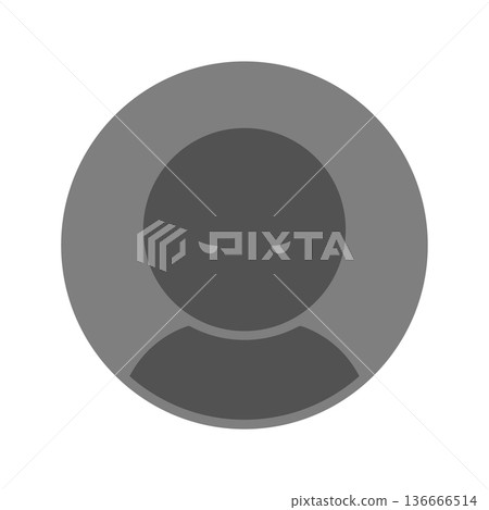 A round silhouette icon of a scary-looking person glaring - Material for bad people, unidentified people, criminals, and anonymous accounts A round silhouette icon of a scary-looking person glaring - Material for bad people, unidentified people, criminals, and anonymous accounts 136666514