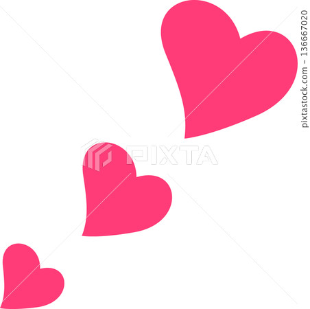 Pink Heart Pink Heart 136667020
