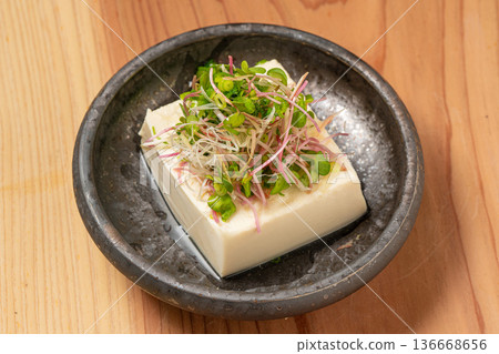 Hiyayakko (cold tofu): A simple and classic Japanese side dish 136668656
