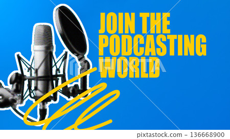 Join the podcasting world for new ideas and conversations in a vibrant setting 136668900