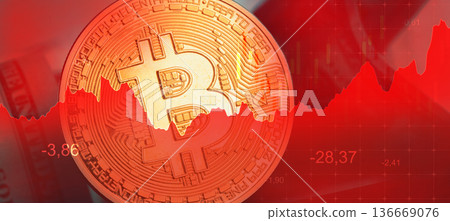 Bitcoin price drops as market faces challenges and investors react to trends Bitcoin price drops as market faces challenges and investors react to trends 136669076