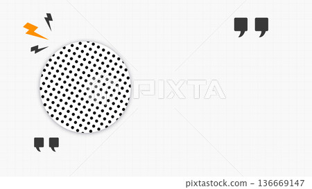 Podcast discussion with graphic elements showcasing sound and quotes Podcast discussion with graphic elements showcasing sound and quotes 136669147