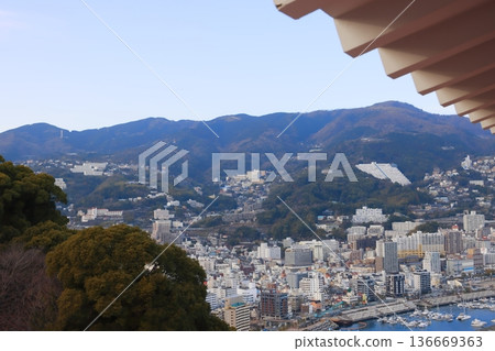 Atami city seen from Atami Castle Atami city seen from Atami Castle 136669363