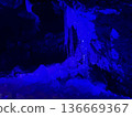 Lighted ice pillar 136669367