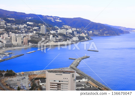 Atami city seen from Atami Castle 136670047