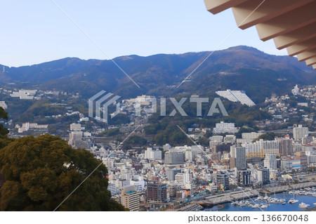 Atami city seen from Atami Castle 136670048