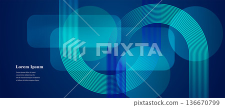 Geometry Abstract Stripe Line Panel Circle background Geometry Abstract Stripe Line Panel Circle background 136670799