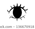 Inverted eyelashes, inverted eyelashes, eyes 136670918